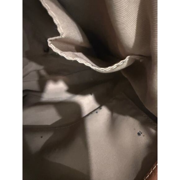 The Sak Silver Crossbody Bag Leather Purse Metallic Adjustable Strap Boho Chic - Picture 10 of 10